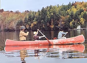 Just about the only way to get the cabin in summer is to ferry yourself.
